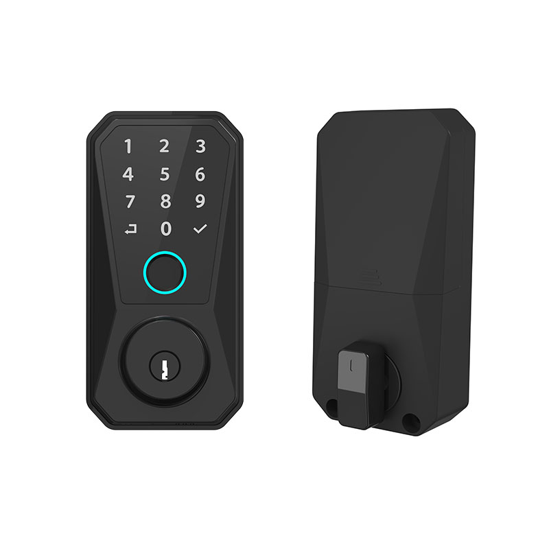 Smart Deadbolt Lock with Fingerprint & Keypad  Tuya App Control  Keyless Entry for Home Security