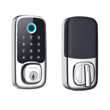 Smart Deadbolt Lock with Fingerprint & Keypad  Tuya App Control  Keyless Entry for Home Security